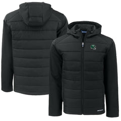 New York Jets Cutter & Buck Helmet Big & Tall Evoke Hybrid Eco Softshell Recycled Full-Zip Jacket - Black for sale