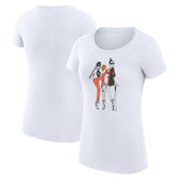 San Francisco Giants G-III 4Her by Carl Banks Women's Super-Slim Fit Lightweight Baseball Girls T-Shirt White