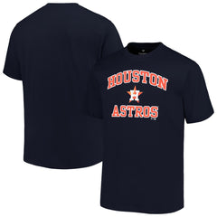Houston Astros Profile Big & Tall Heart & Soul T-Shirt Navy