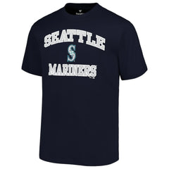 Seattle Mariners Profile Big & Tall Heart & Soul T-Shirt Navy
