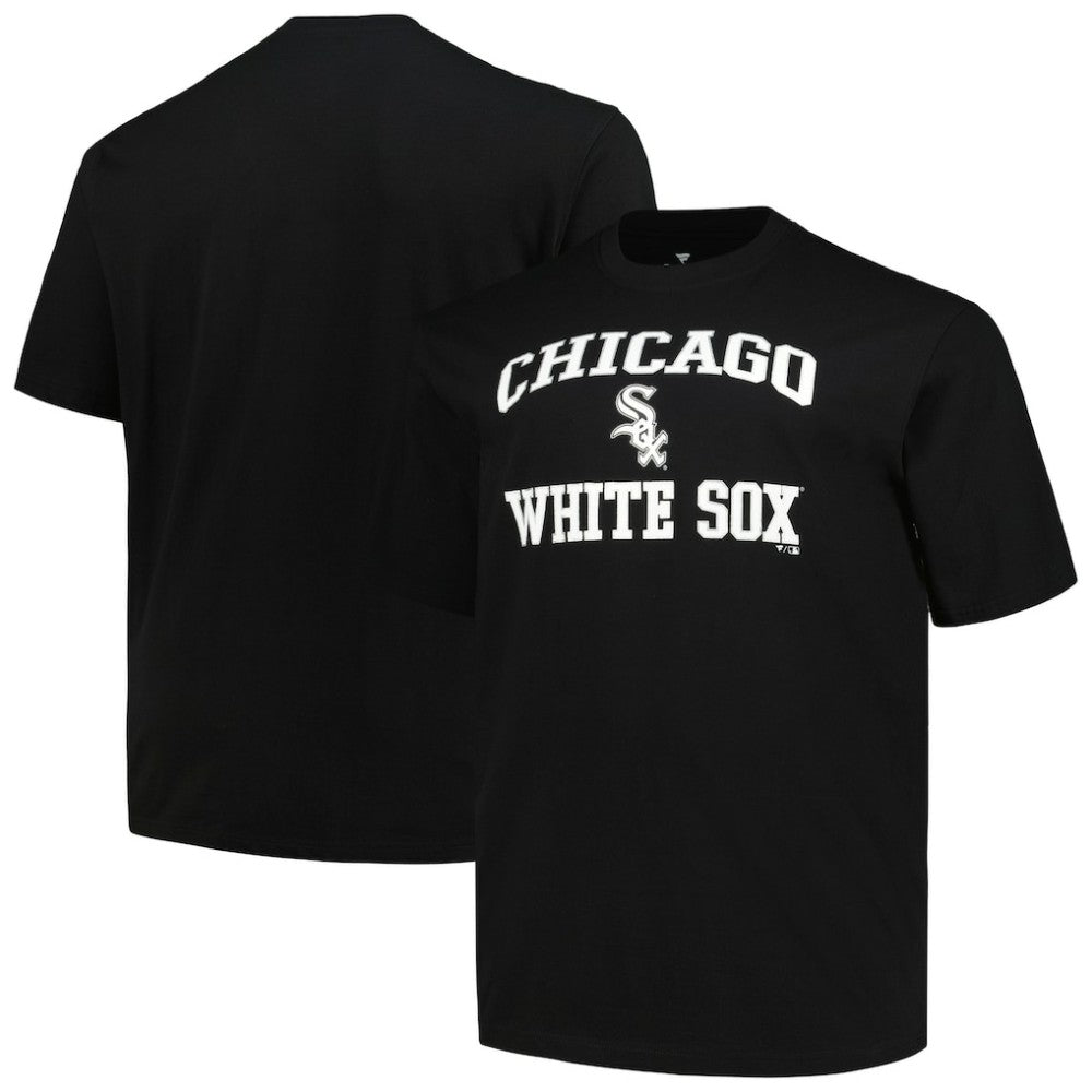 Chicago White Sox Profile Big & Tall Heart & Soul T-Shirt Black
