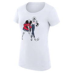 Florida Panthers G-III 4Her by Carl Banks Women's Super-Slim Fit Lightweight Hockey Girls T-Shirt - White T-shirts