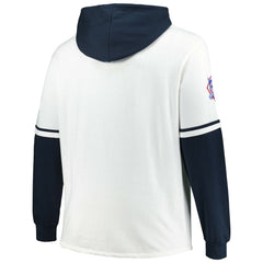 Houston Astros Big & Tall Trifecta Shortstop Pullover Hoodie White/Navy