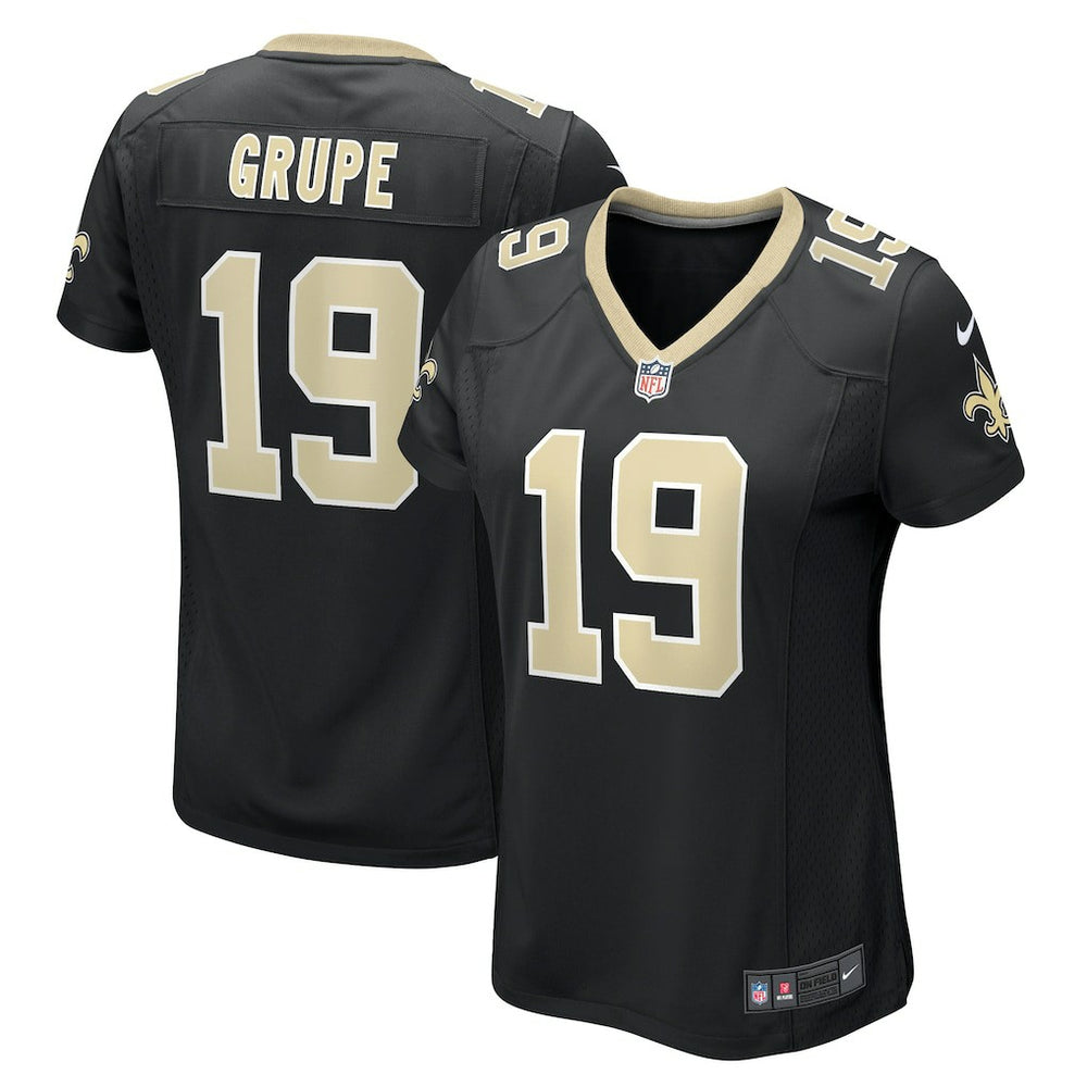 Blake Grupe New Orleans Saints Women's Team Game Jersey - Black outlet