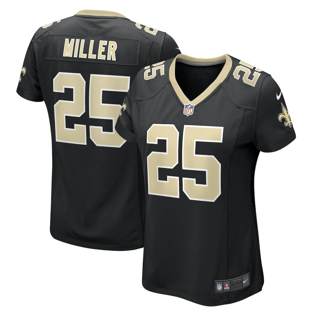 Kendre Miller New Orleans Saints Women's Team Game Jersey - Black discount