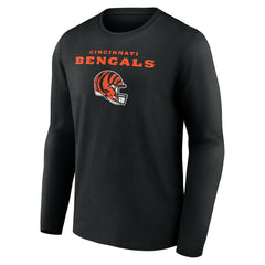 Ja'Marr Chase Cincinnati Bengals Team Wordmark Player Name & Number Long Sleeve T-Shirt - Black on sale