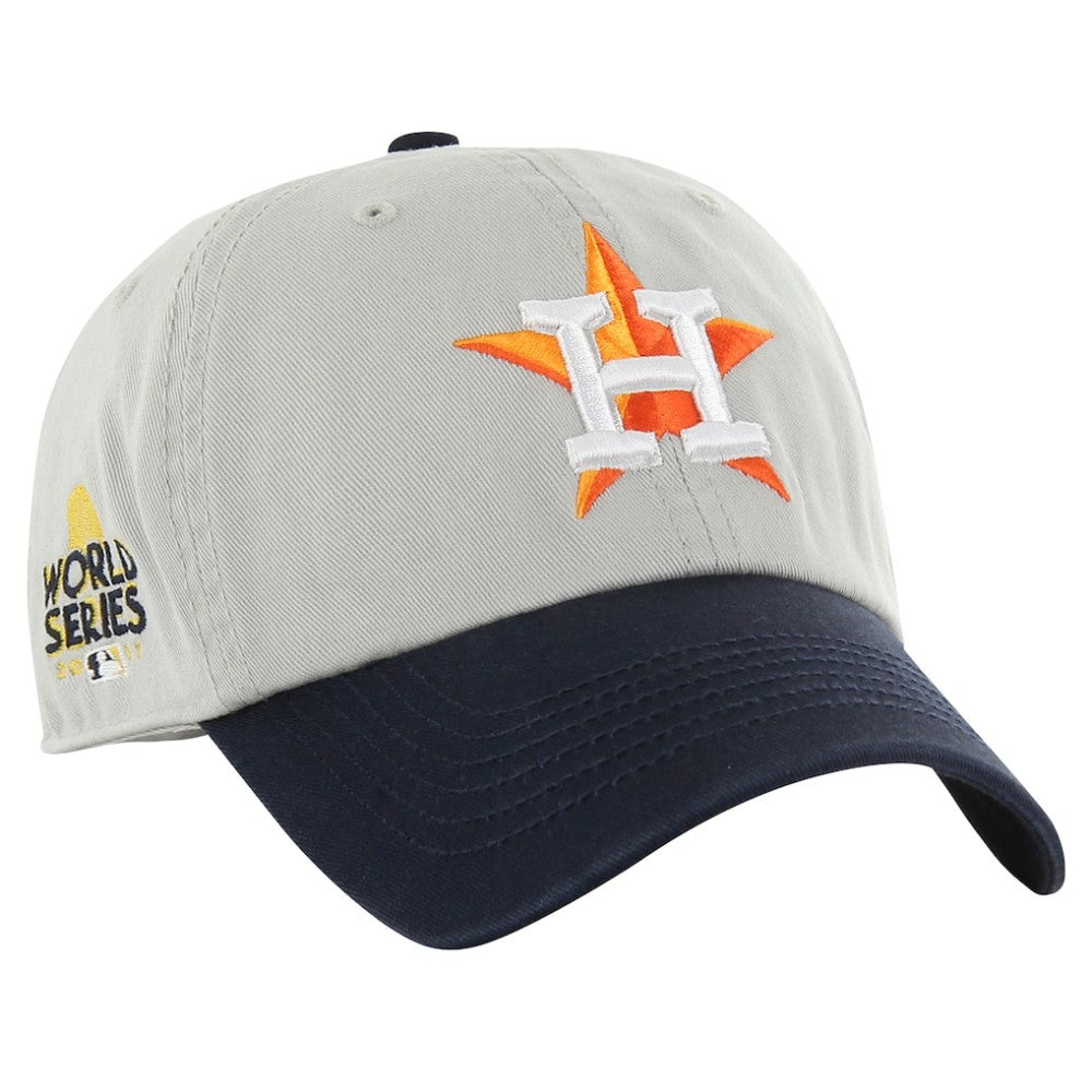 Houston Astros Sure Shot Classic Franchise Fitted Hat Gray/Navy