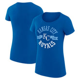 Kansas City Royals G-III 4Her by Carl Banks Women's Super-Slim Fit Lightweight City Graphic T-Shirt Royal