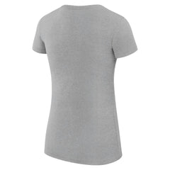 Los Angeles Angels G-III 4Her by Carl Banks Women's Super-Slim Fit Lightweight City Graphic T-Shirt Heather Gray