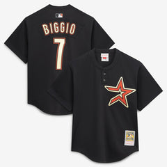 Craig Biggio Houston Astros Authentic Batting Practice Jersey Black