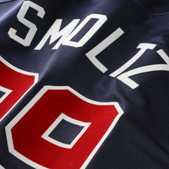 John Smoltz Atlanta Braves Authentic Batting Practice Jersey Navy