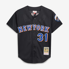 Mike Piazza New York Mets Cooperstown Collection 2000 Batting Practice Jersey Black