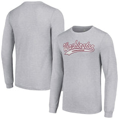 Washington Commanders Starter Tailsweep Long Sleeve T-Shirt - Heather Gray outlet