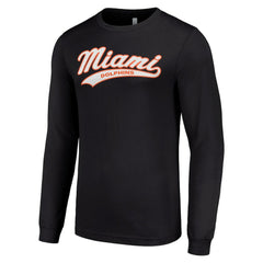 Miami Dolphins Starter Tailsweep Long Sleeve T-Shirt - Black sale