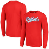 Buffalo Bills Starter Tailsweep Long Sleeve T-Shirt - Red on sale