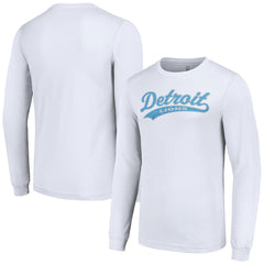 Detroit Lions Starter Tailsweep Long Sleeve T-Shirt - White for sale