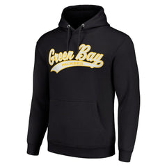 Green Bay Packers Starter Unisex Tailsweep Pullover Hoodie - Black for sale