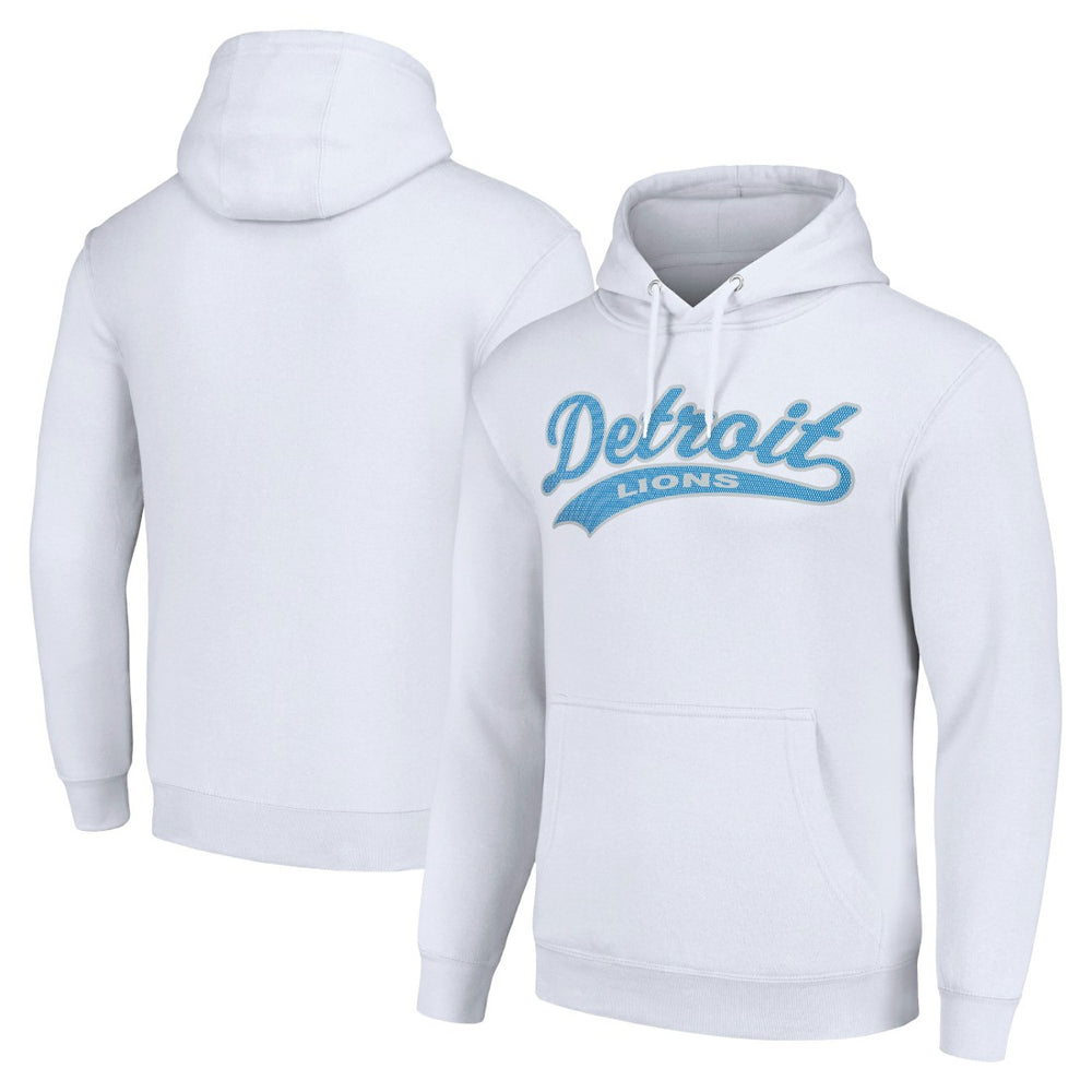Detroit Lions Starter Unisex Tailsweep Pullover Hoodie - White sale