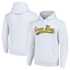 Green Bay Packers Starter Unisex Tailsweep Pullover Hoodie - White on sale