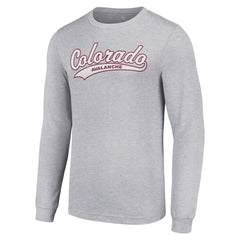 Colorado Avalanche Starter Tailsweep T-Shirt - Heather Gray T-shirts