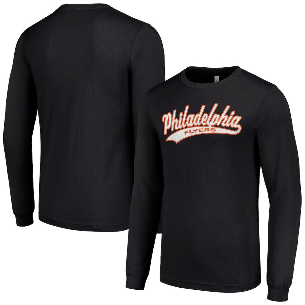 Philadelphia Flyers Starter Tailsweep T-Shirt - Black T-shirts