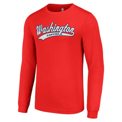 Washington Capitals Starter Tailsweep T-Shirt - Red T-shirts