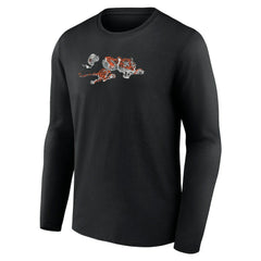 Cincinnati Bengals Throwback Long Sleeve T-Shirt - Black online