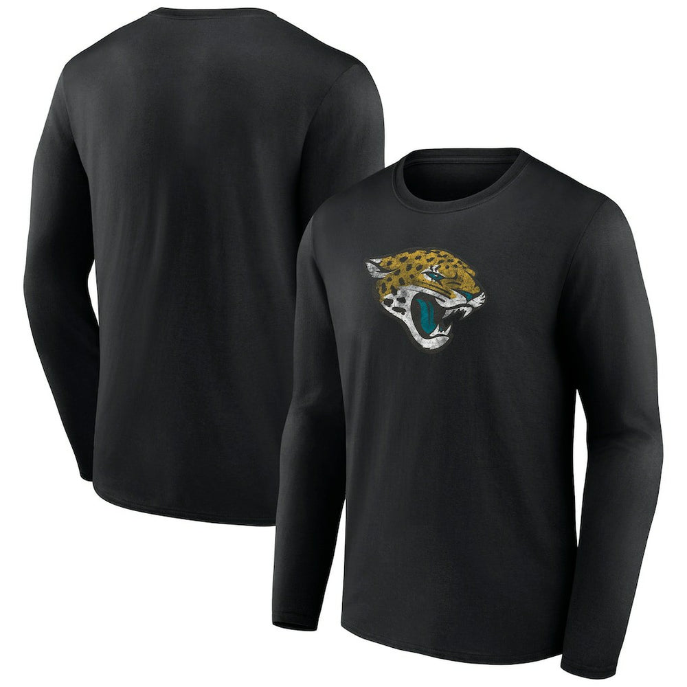 Jacksonville Jaguars Throwback Long Sleeve T-Shirt - Black online