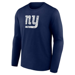 New York Giants Throwback Long Sleeve T-Shirt - Navy discount