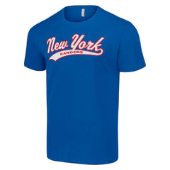 New York Rangers Starter Tailsweep T-Shirt - Blue T-shirts