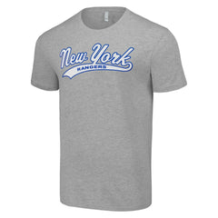 New York Rangers Starter Tailsweep T-Shirt - Heather Gray T-shirts