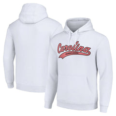 Carolina Hurricanes Starter Tailsweep Fleece Tri-Blend Pullover Hoodie - White Hoodies