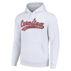 Carolina Hurricanes Starter Tailsweep Fleece Tri-Blend Pullover Hoodie - White Hoodies