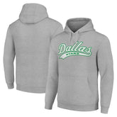 Dallas Stars Starter Tailsweep Fleece Tri-Blend Pullover Hoodie - Heather Gray Hoodies