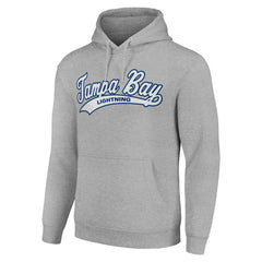 Tampa Bay Lightning Starter Tailsweep Fleece Tri-Blend Pullover Hoodie - Heather Gray Hoodies