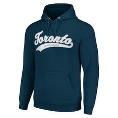 Toronto Maple Leafs Starter Tailsweep Fleece Tri-Blend Pullover Hoodie - Navy Hoodies