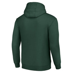Minnesota Wild Starter Tailsweep Fleece Tri-Blend Pullover Hoodie - Green Hoodies