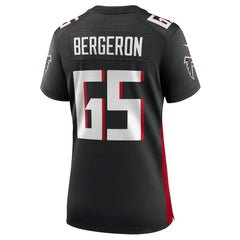 Matthew Bergeron Atlanta Falcons Women's Team Game Jersey - Black cheap