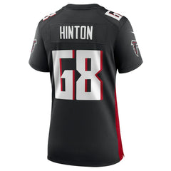 Kyle Hinton Atlanta Falcons Women's Team Game Jersey - Black discount