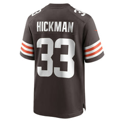 Ronnie Hickman Cleveland Browns Team Game Jersey - Brown on sale