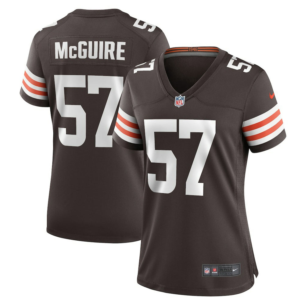 Isaiah McGuire Cleveland Browns Women's Team Game Jersey - Brown sale