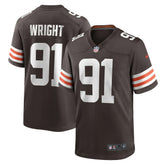 Alex Wright Cleveland Browns Team Game Jersey - Brown on sale