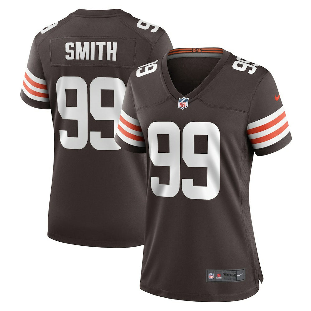 Za'Darius Smith Cleveland Browns Women's Team Game Jersey - Brown online