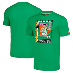 Jayson Tatum Boston Celtics Homage Unisex SkyBox Player Tri-Blend T-Shirt - Kelly Green sale