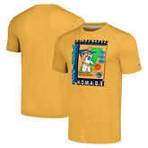 Stephen Curry Golden State Warriors Homage Unisex SkyBox Player Tri-Blend T-Shirt sale - Gold outlet