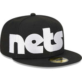 Brooklyn Nets Checkerboard UV 59FIFTY Fitted Hat - Black online