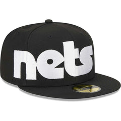 Brooklyn Nets Checkerboard UV 59FIFTY Fitted Hat - Black online