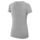 Los Angeles Dodgers G-III 4Her by Carl Banks Women's Super-Slim Fit Lightweight City Graphic V-Neck T-Shirt Heather Gray