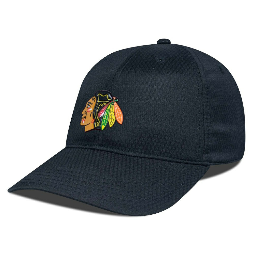 Chicago Blackhawks Levelwear Matrix Adjustable Hat - Black Hats