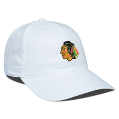 Chicago Blackhawks Levelwear Matrix Adjustable Hat - White Hats